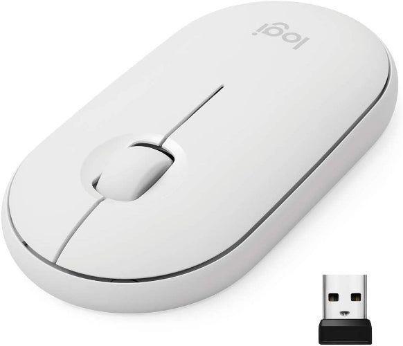 Logitech  Pebble M350 Wireless Mouse - Off-white - Excellent