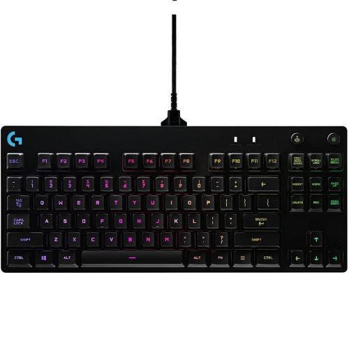 Logitech  Pro X Mechanical Gaming Keyboard (GX Blue Clicky Switches) - Black - Excellent