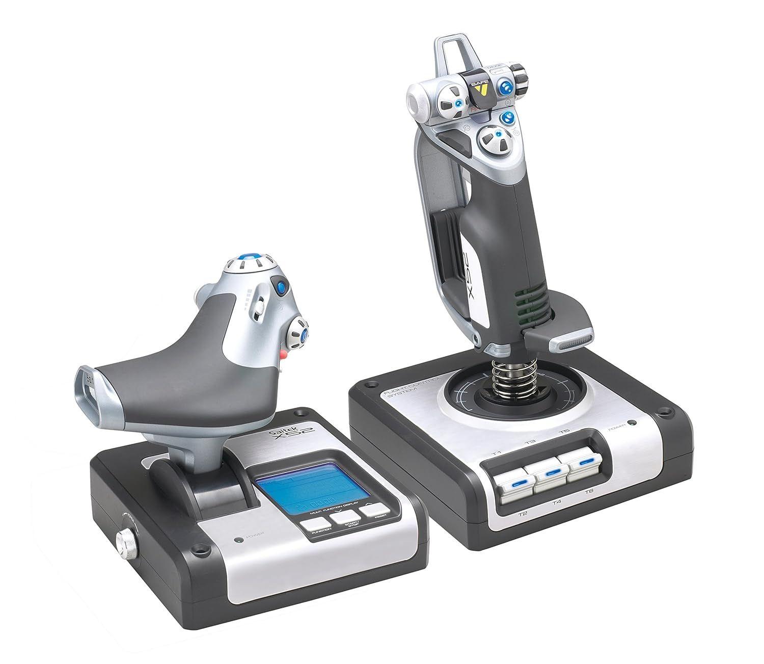 Logitech  X52 Flight Control System - Grey/Black - Excellent