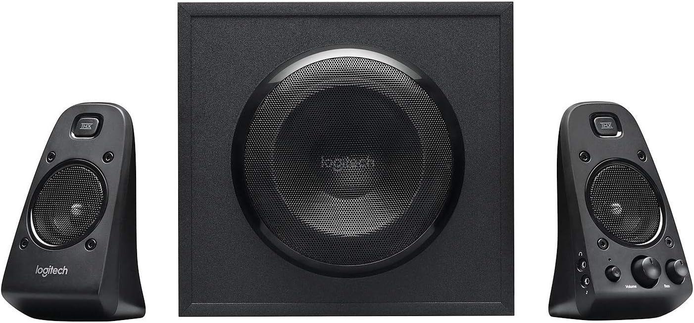 Logitech for Creators Logitech Z623 400 Watt 2.1 Home Speaker System - Black - Excellent