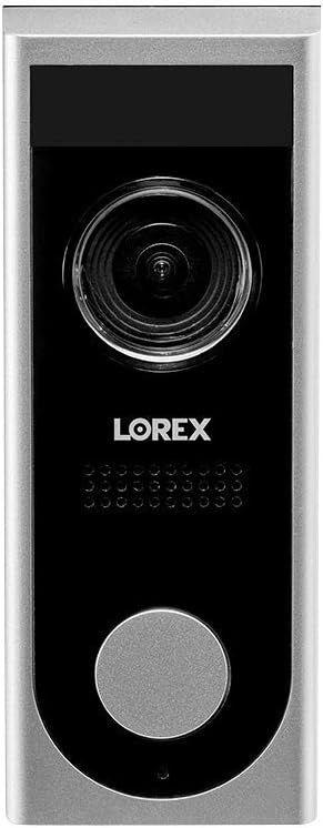 Lorex  1080p Wi-Fi Video Doorbell - Silver/Black - Acceptable