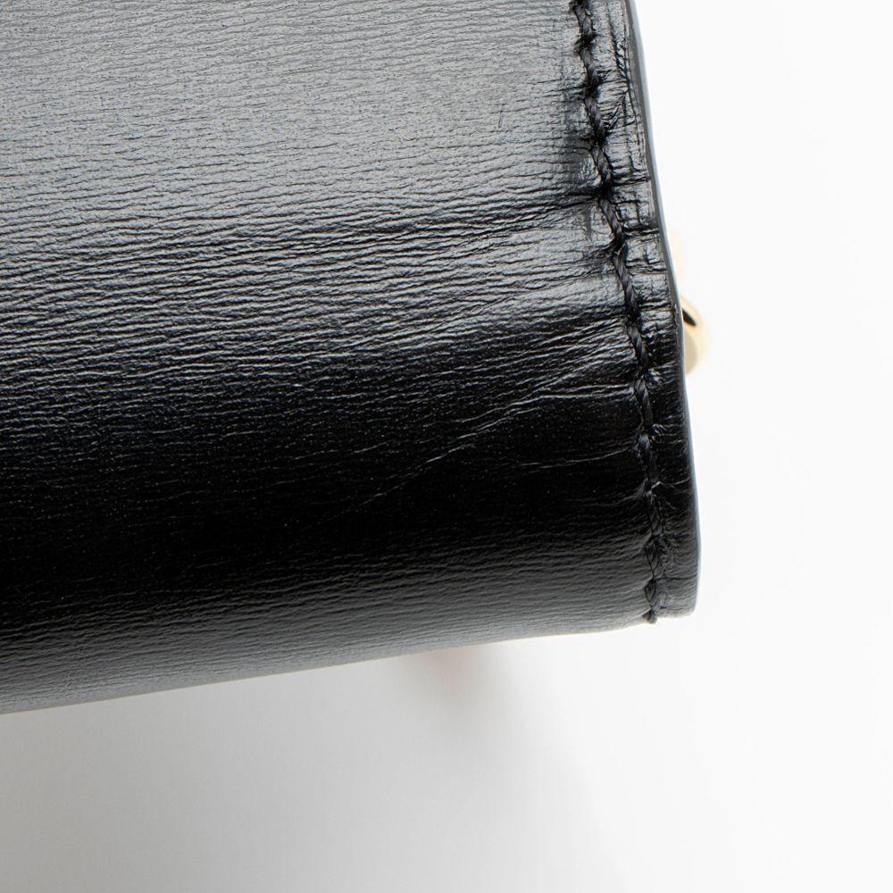 Louis Vuitton Calfskin Chain Louise GM Clutch - Calfskin - Black