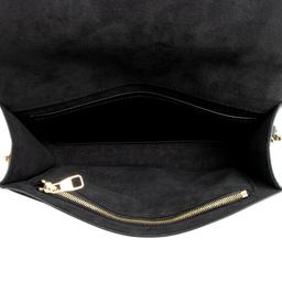 Louis Vuitton Calfskin Chain Louise GM Clutch - Calfskin - Black