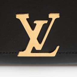 Louis Vuitton Calfskin Chain Louise GM Clutch - Calfskin - Black