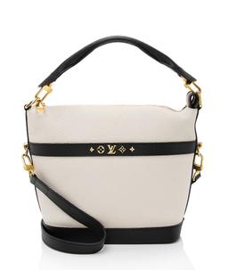 Louis Vuitton Calfskin Cruiser PM Hobo - Calfskin - Beige/Black