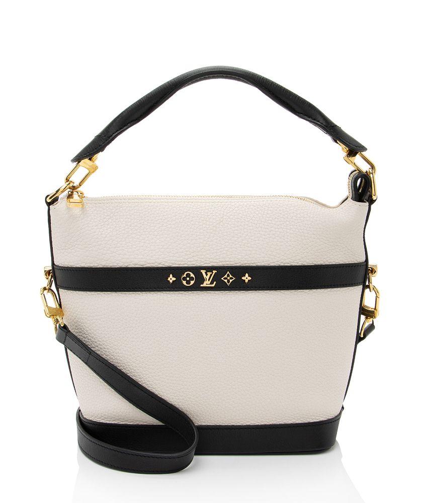 Louis Vuitton Calfskin Cruiser PM Hobo - Calfskin - Beige/Black
