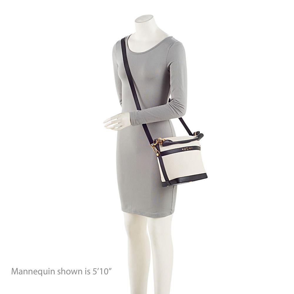 Louis Vuitton Calfskin Cruiser PM Hobo - Calfskin - Beige/Black