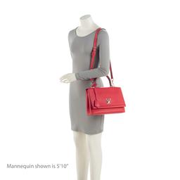 Louis Vuitton Calfskin Lockme II Satchel - Calfskin - Red