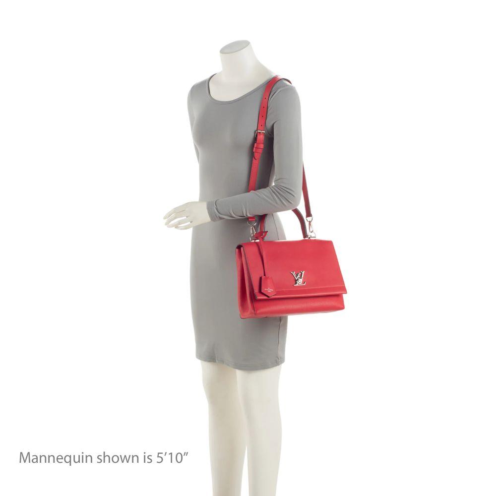 Louis Vuitton Calfskin Lockme II Satchel - Calfskin - Red