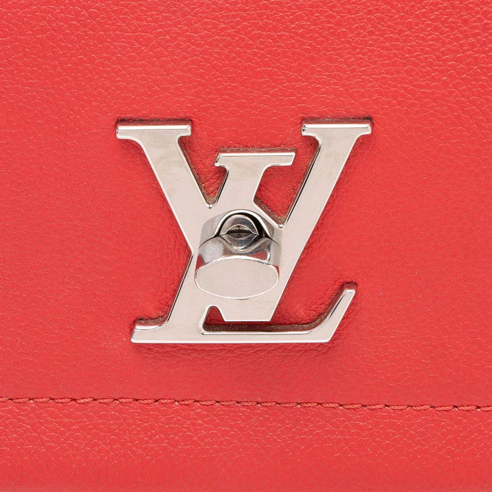 Louis Vuitton Calfskin Lockme II Satchel - Calfskin - Red