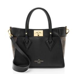 Louis Vuitton Calfskin Studded Marly PM Tote - Calfskin - Black