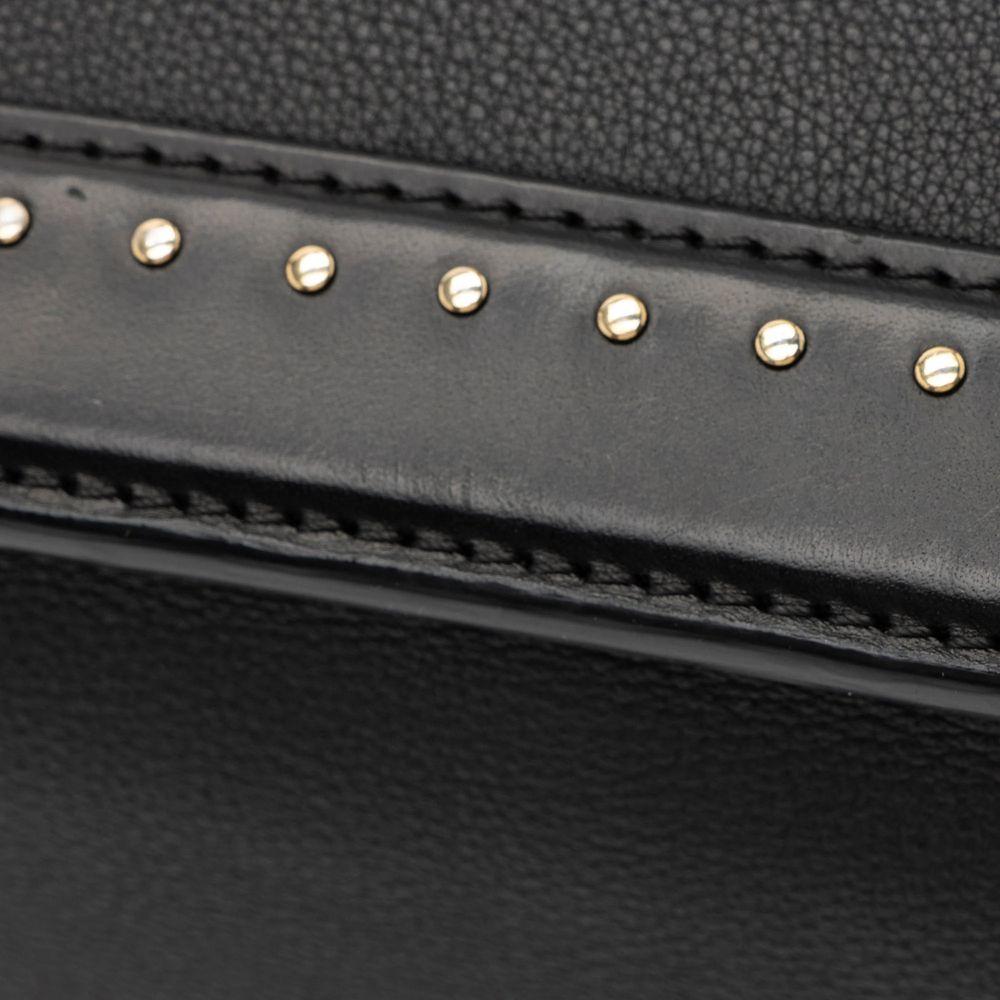 Louis Vuitton Calfskin Studded Marly PM Tote - Calfskin - Black