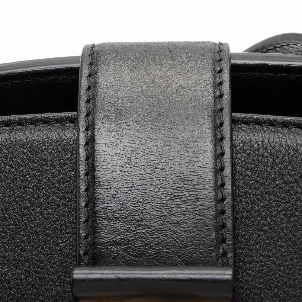 Louis Vuitton Calfskin Studded Marly PM Tote - Calfskin - Black