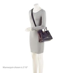 Louis Vuitton Calfskin Studded Marly PM Tote - Calfskin - Black