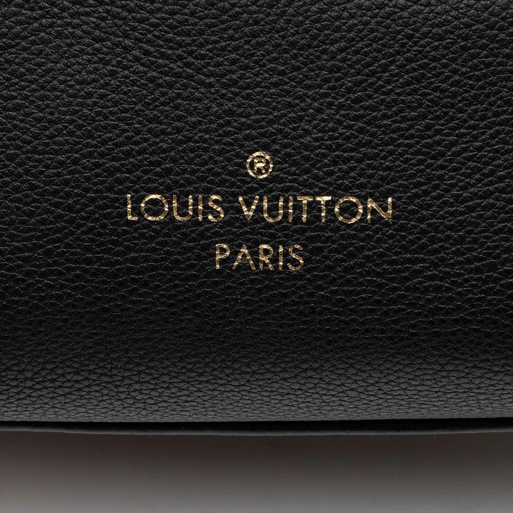 Louis Vuitton Calfskin Studded Marly PM Tote - Calfskin - Black