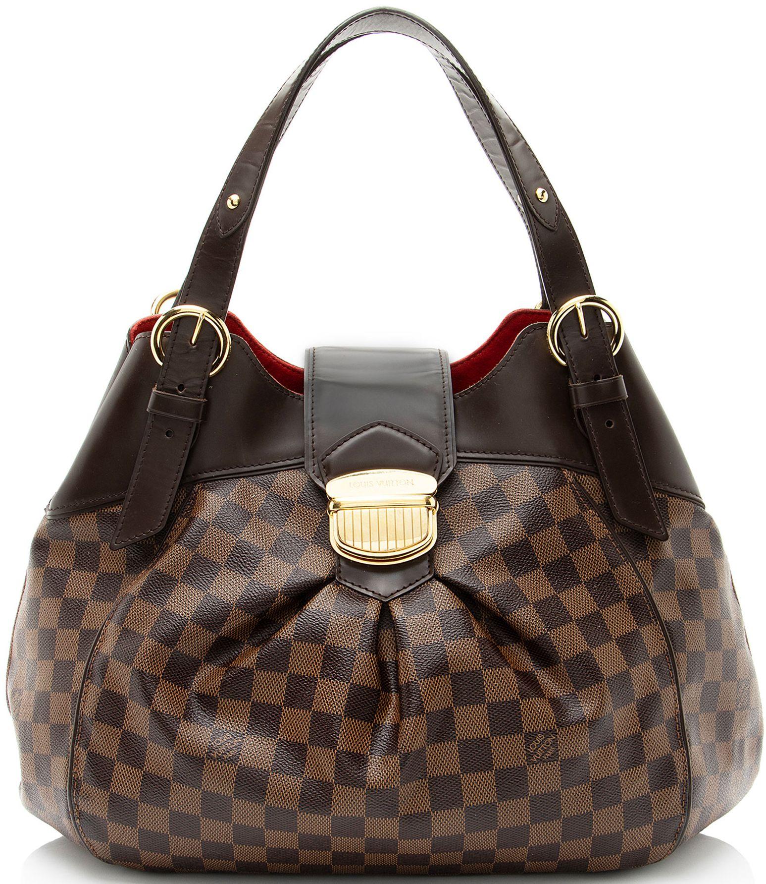 Louis Vuitton  Damier Ebene Sistina GM Shoulder Bag - Brown - Coated Canvas - Good