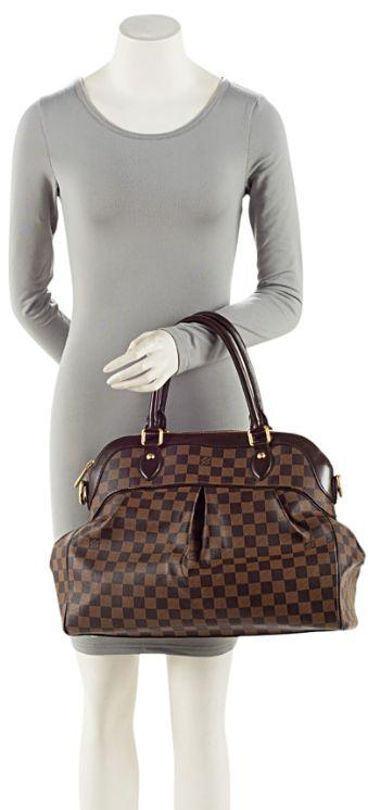 Louis Vuitton Damier Ebene Trevi GM Satchel - Coated Canvas - Brown