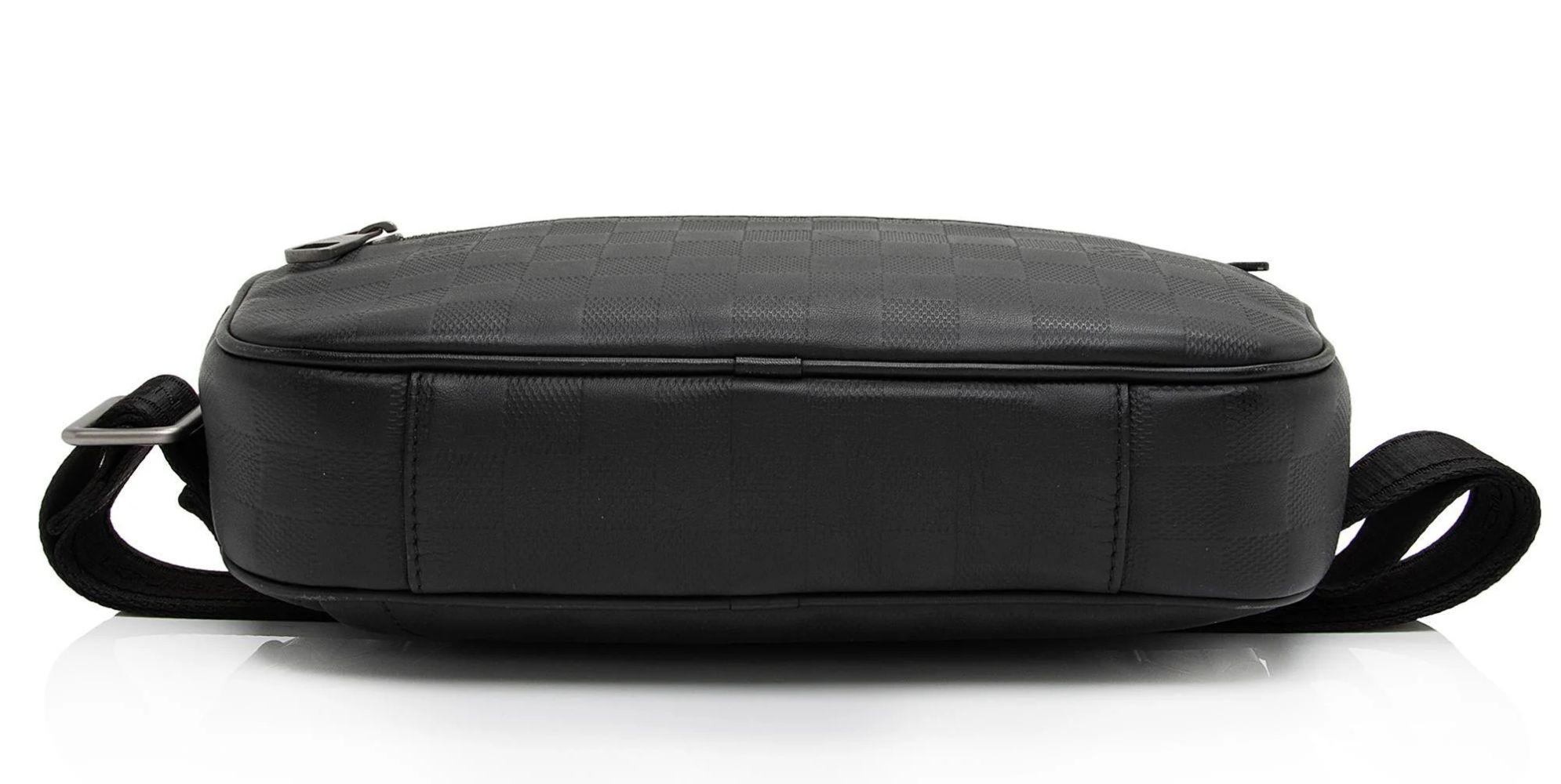 Louis Vuitton Damier Infini Leather Ambler Belt Bag - Leather - Black