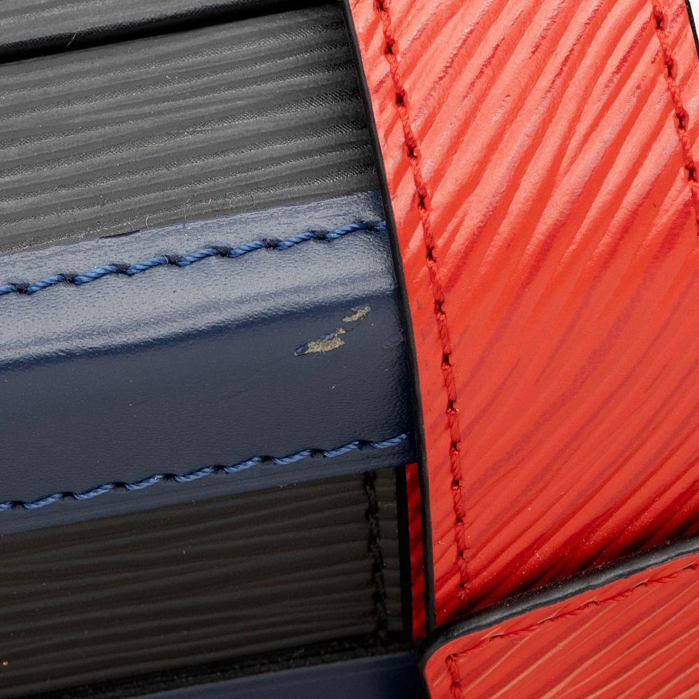 Louis Vuitton Epi Leather Petite Malle Bag - Leather - Blue/Black/Red/White