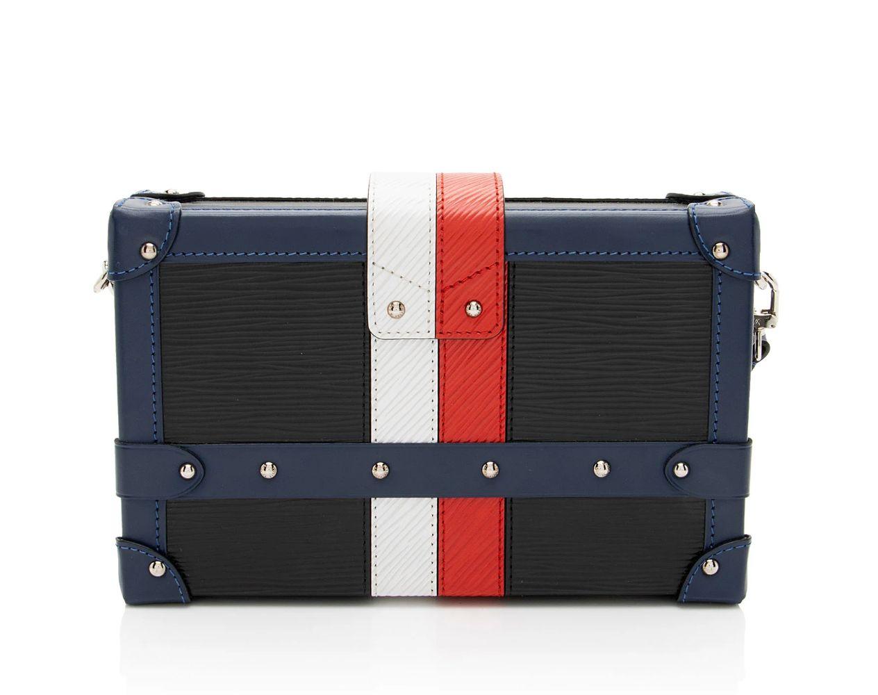 Louis Vuitton Epi Leather Petite Malle Bag - Leather - Blue/Black/Red/White