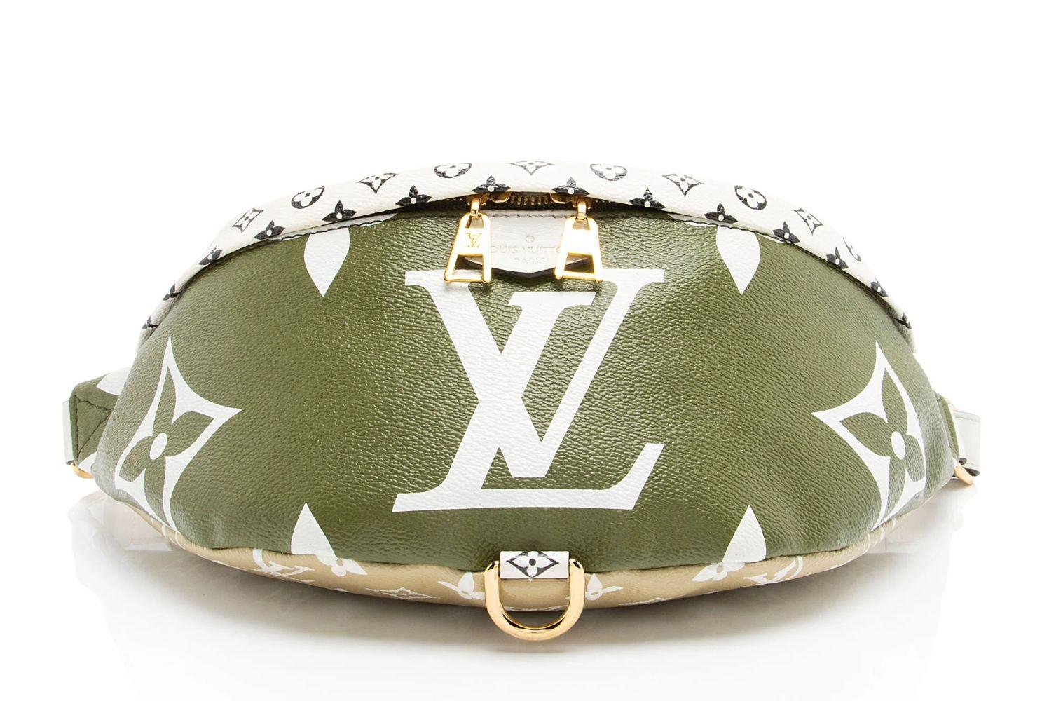 Louis Vuitton Giant Monogram Canvas Bumbag - Coated Canvas - Green
