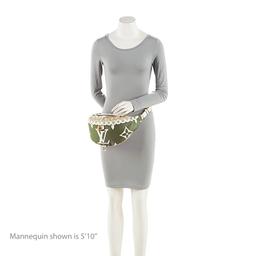 Louis Vuitton Giant Monogram Canvas Bumbag - Coated Canvas - Green