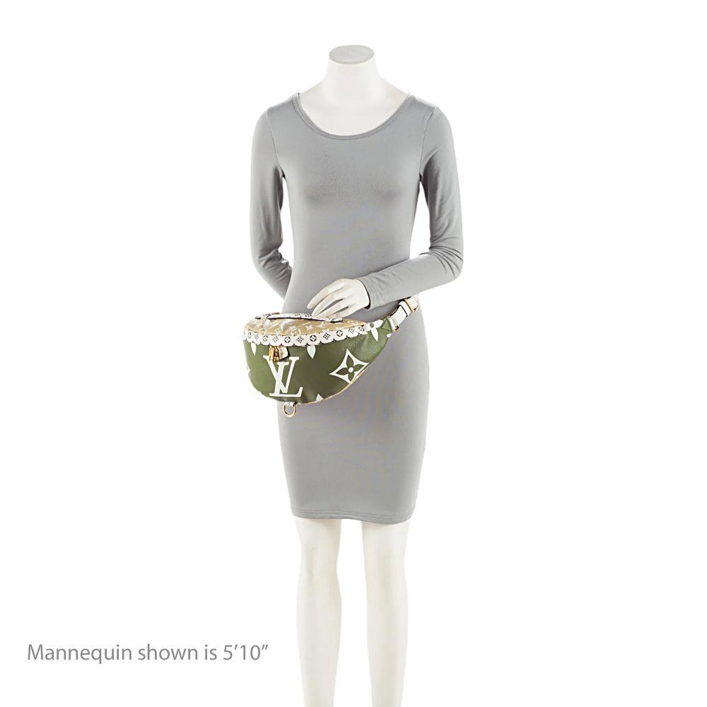 Louis Vuitton Giant Monogram Canvas Bumbag - Coated Canvas - Green