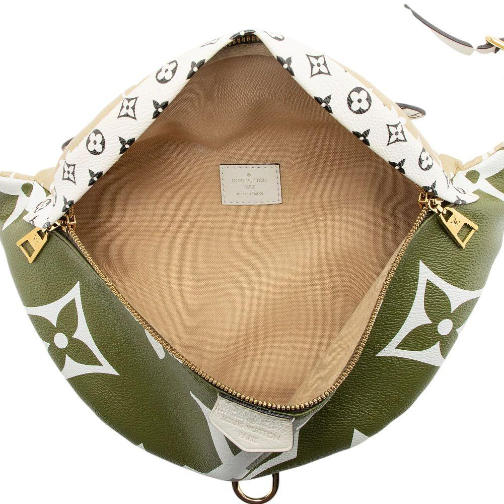 Louis Vuitton Giant Monogram Canvas Bumbag - Coated Canvas - Green