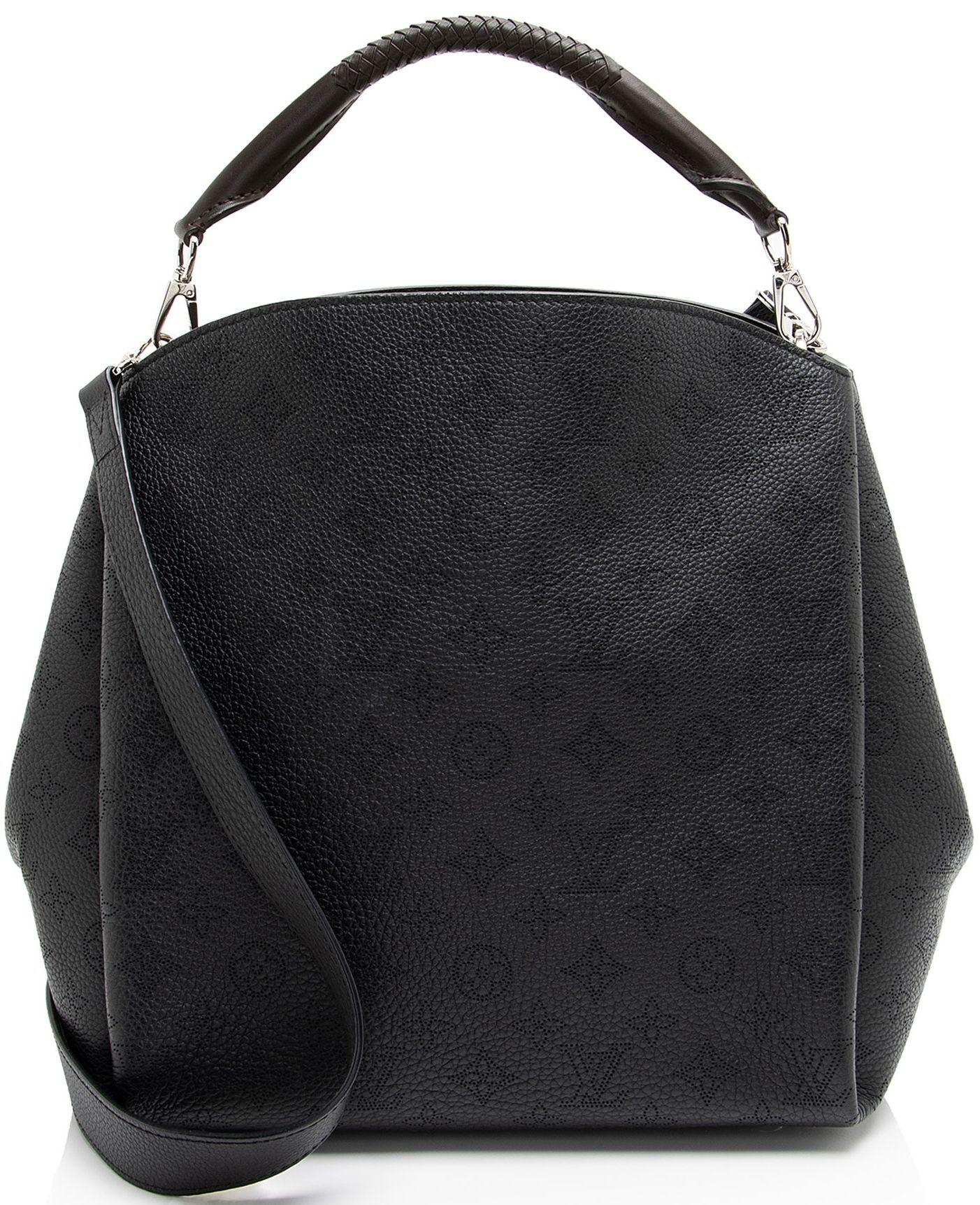 Louis Vuitton  Mahina Leather Babylone PM Satchel - Black - Leather - Excellent