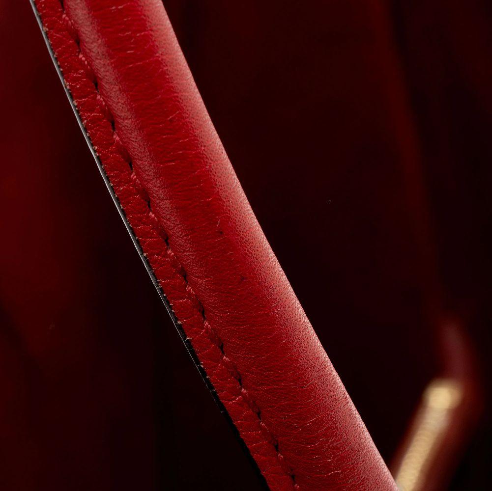 Louis Vuitton Monogram Canvas Kimono Tote - Leather - Brown/Red