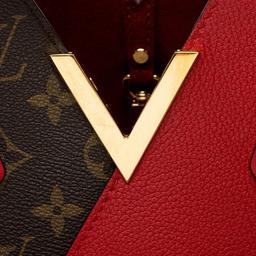 Louis Vuitton Monogram Canvas Kimono Tote - Leather - Brown/Red