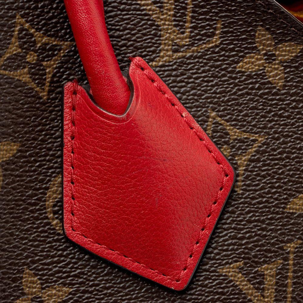 Louis Vuitton Monogram Canvas Kimono Tote - Leather - Brown/Red