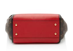 Louis Vuitton Monogram Canvas Kimono Tote - Leather - Brown/Red