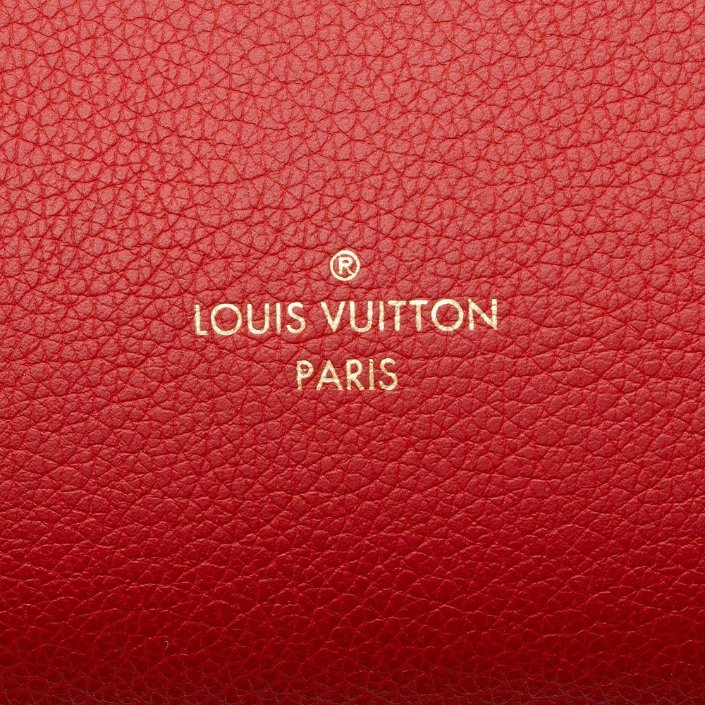 Louis Vuitton Monogram Canvas Kimono Tote - Leather - Brown/Red