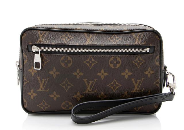 Louis Vuitton Monogram Macassar Kasai Clutch