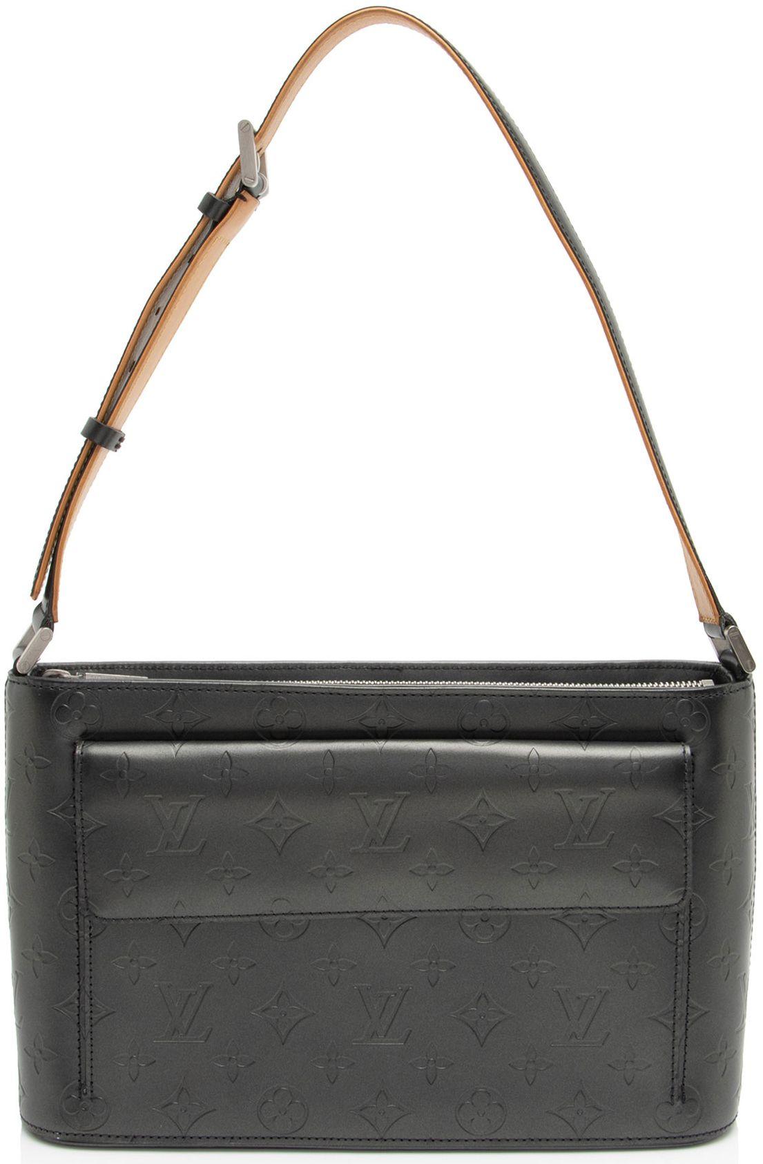 Louis Vuitton  Monogram Mat Allston Shoulder Bag - Grey - Matte Leather - Good