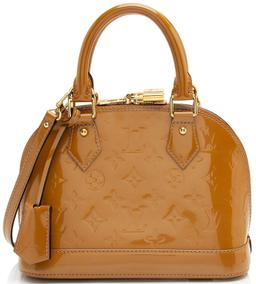 Louis Vuitton Monogram Vernis Alma BB Satchel - Vernis Leather - Brown