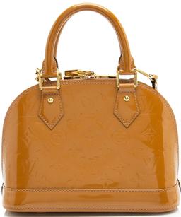 Louis Vuitton Monogram Vernis Alma BB Satchel - Vernis Leather - Brown
