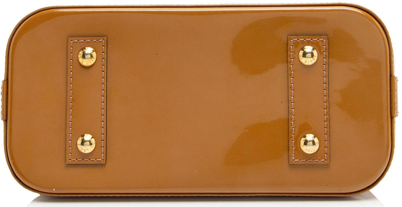 Louis Vuitton Monogram Vernis Alma BB Satchel - Vernis Leather - Brown