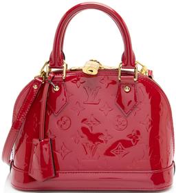 Louis Vuitton Monogram Vernis Alma BB Satchel