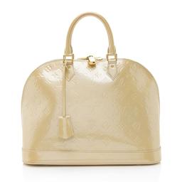 Louis Vuitton Monogram Vernis Alma GM Satchel - Vernis Leather - Yellow