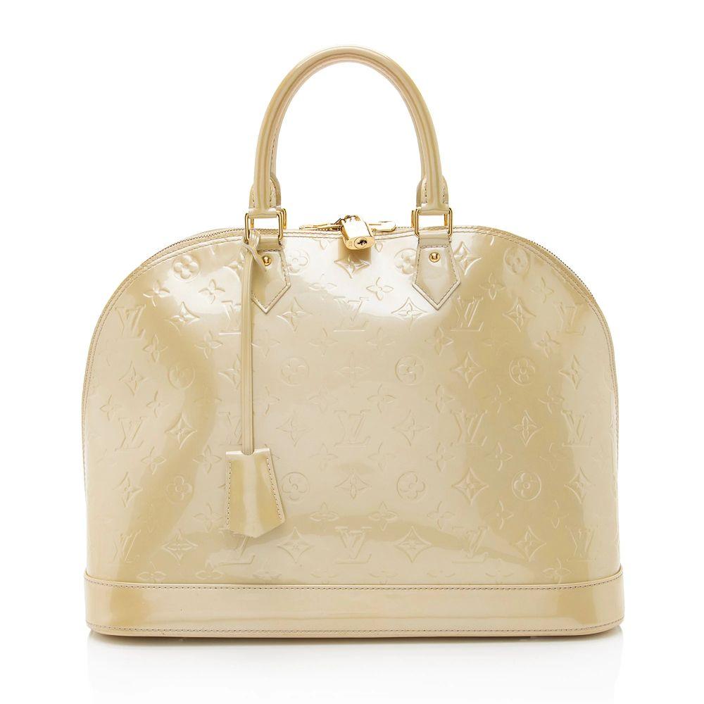 Louis Vuitton Monogram Vernis Alma GM Satchel - Vernis Leather - Yellow