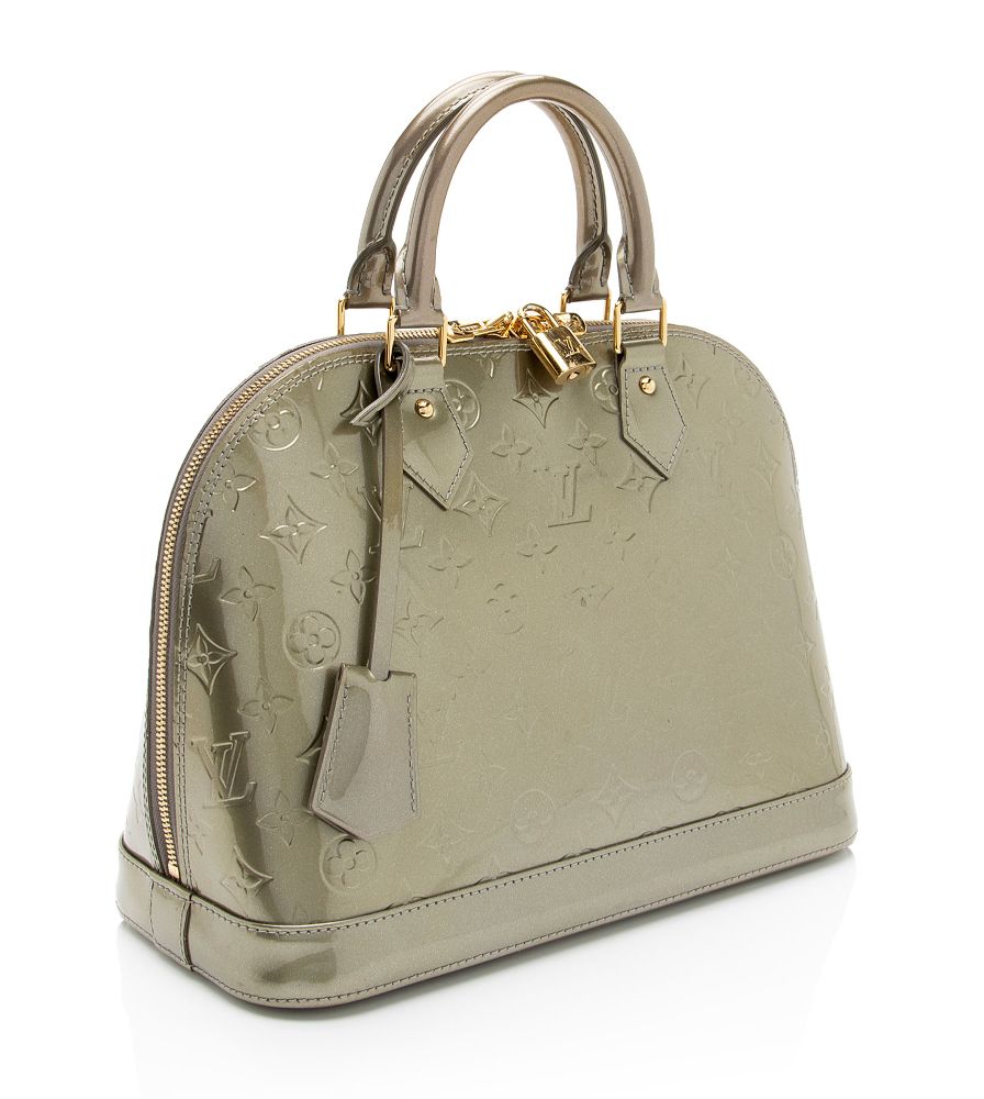 Louis Vuitton Monogram Vernis Alma PM Satchel - Vernis Leather - Green