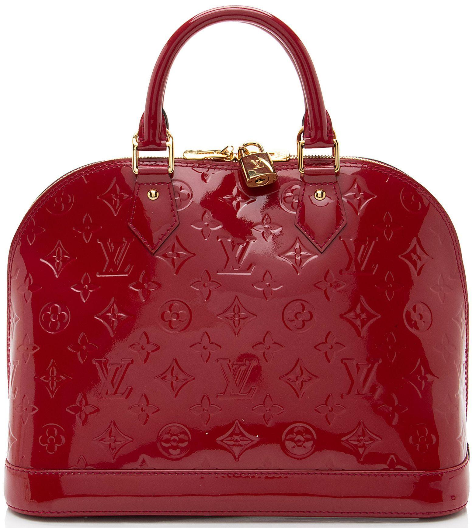 Louis Vuitton Monogram Vernis Alma PM Satchel