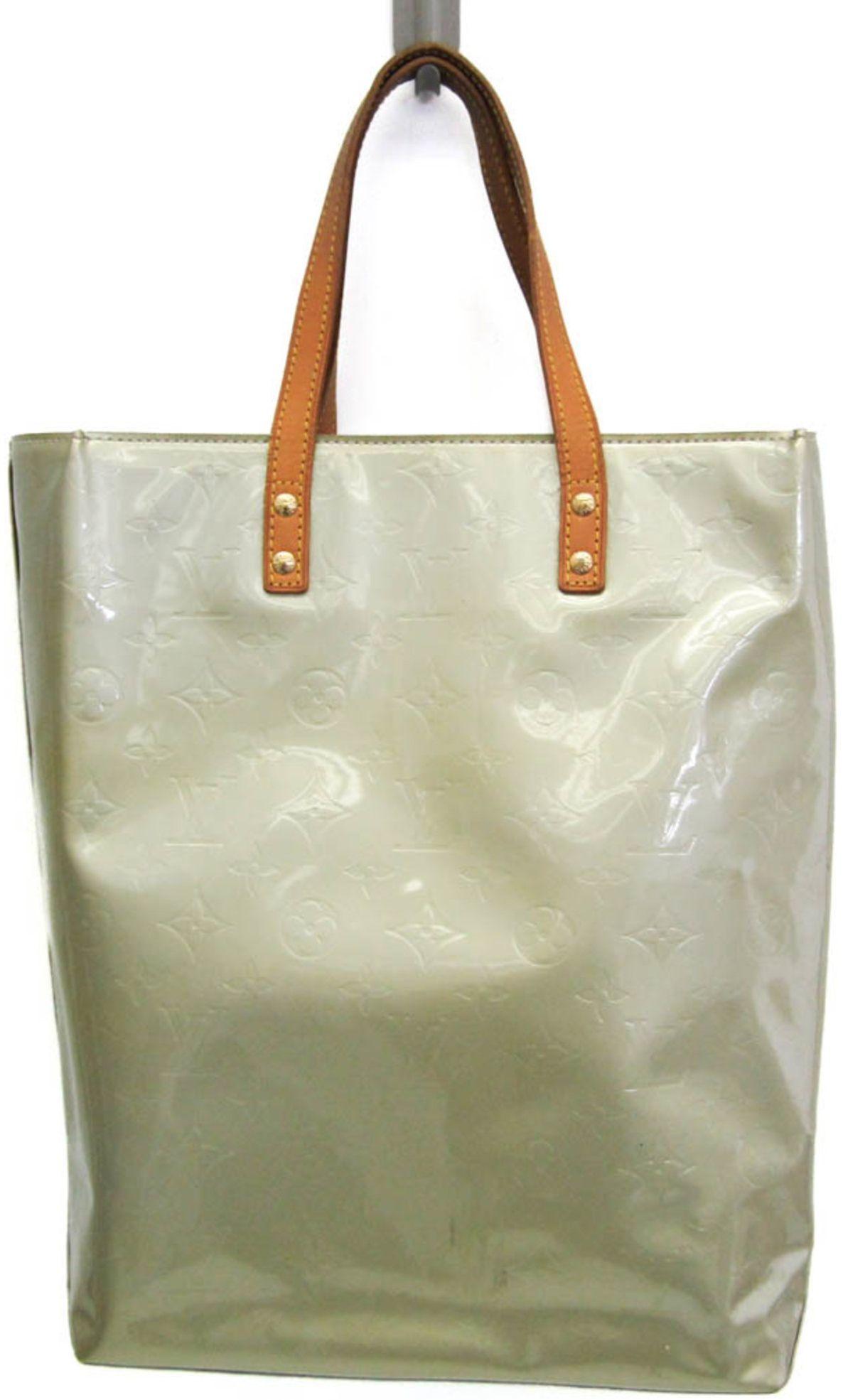Louis Vuitton  Reade MM Monogram Vernis Tote Bag - Gris - Vernis Leather - Excellent