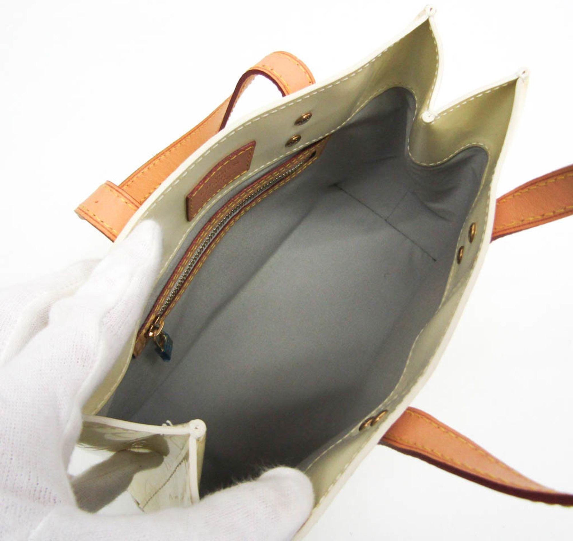 Louis Vuitton Reade PM Monogram Vernis Handbag - Vernis Leather - Pearl