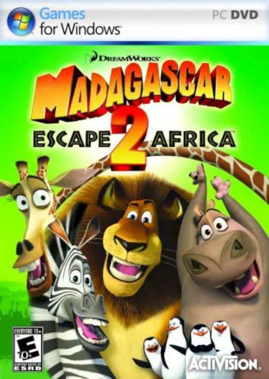 Activision Madagascar Escape 2 Africa VIdeo Game for Windows PC - Multicolor - Excellent