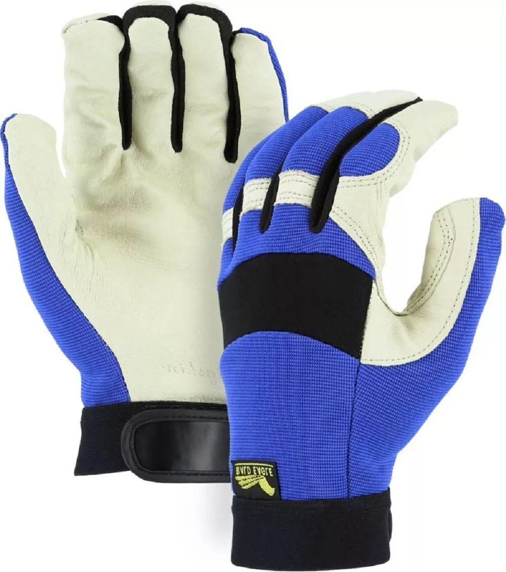 Majestic Glove Bald Eagle Mechanics Glove (M) - Blue/White