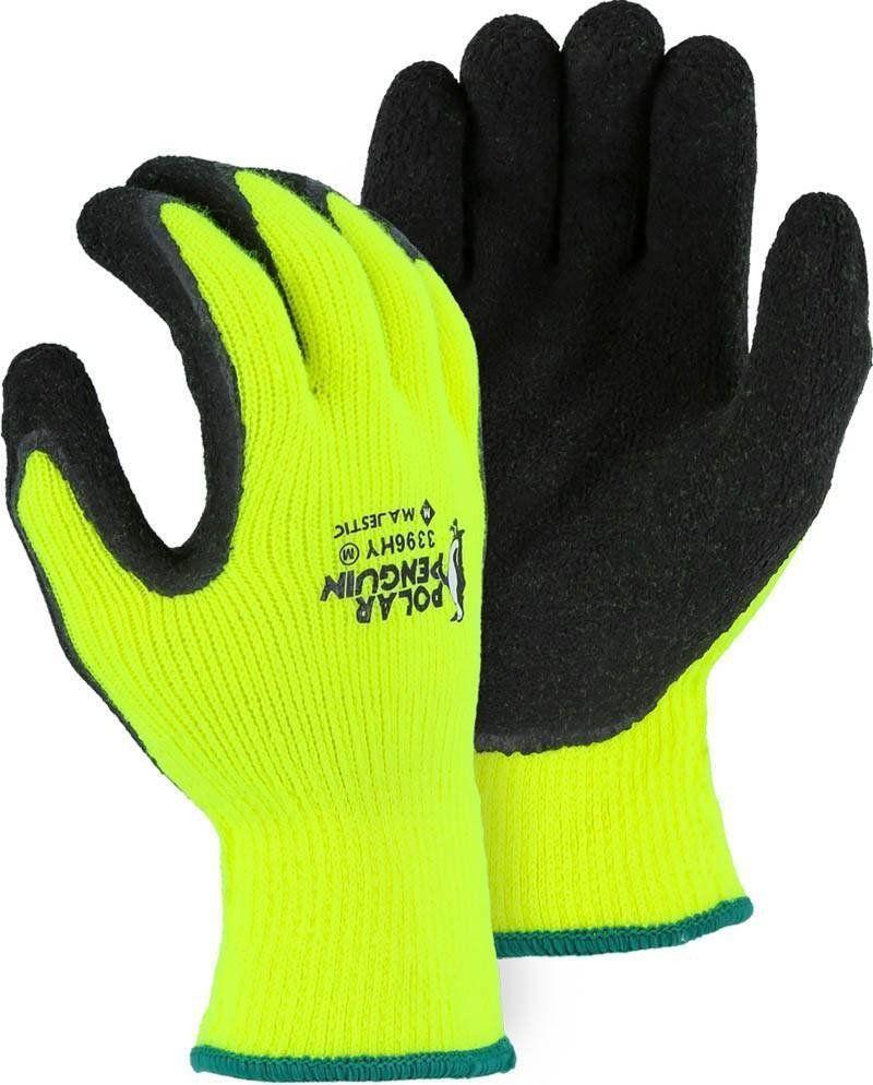 Majestic  Polar Penguin Gloves Cut Level A2 (3396) (S) - Yellow - Premium