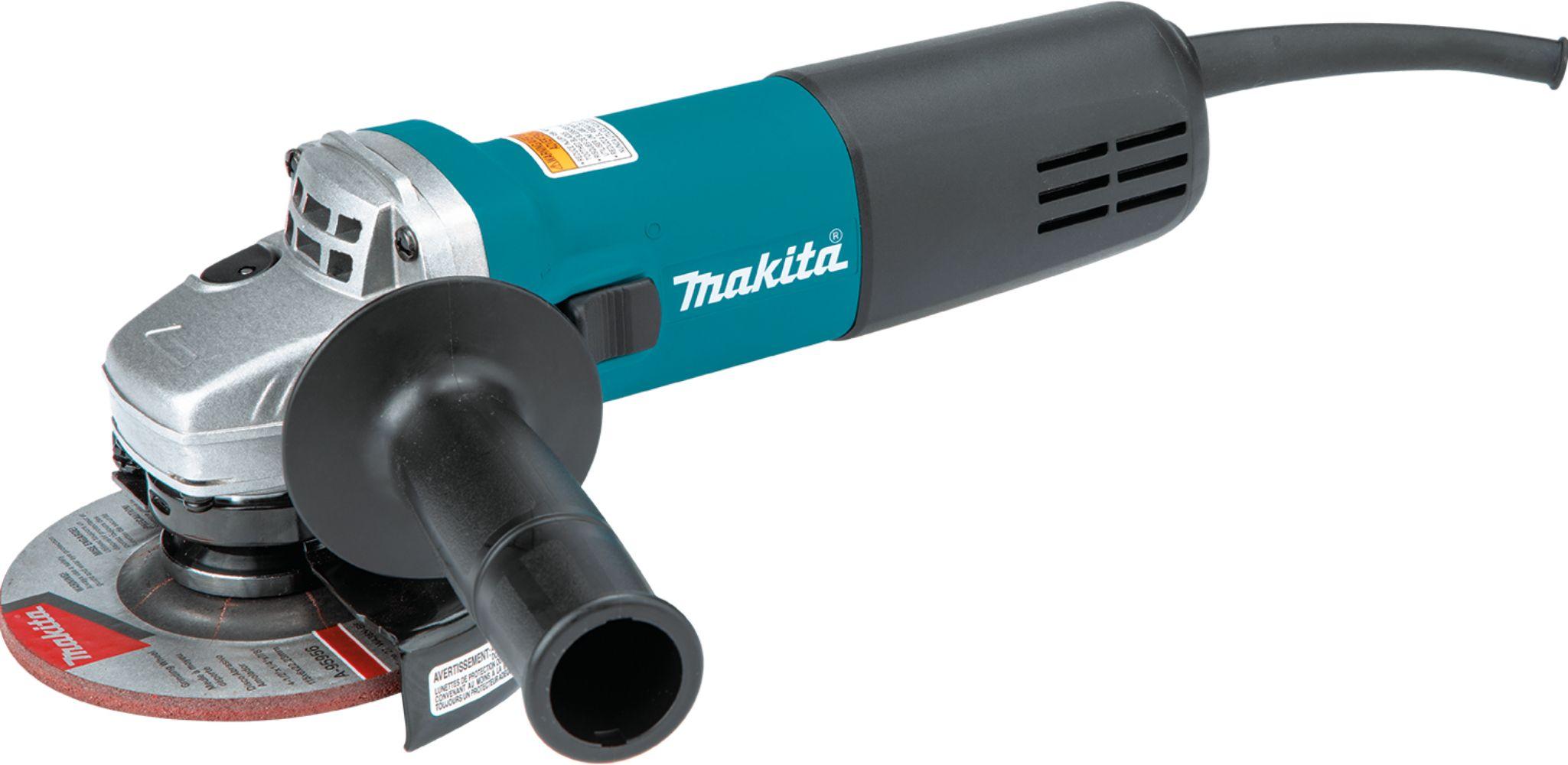 Makita  9557NB 4‑1/2" Angle Grinder with AC/DC Switch - Teal - Excellent